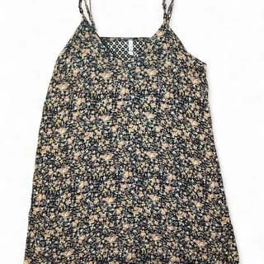 Xhilaration Vintage-Inspired Floral Slip Dress, Size Large